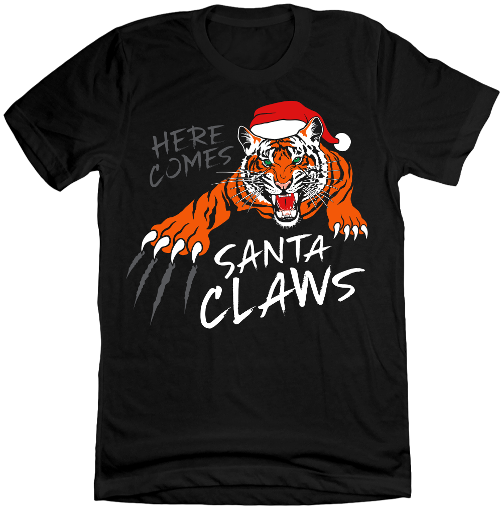 Santa white top claws shirt