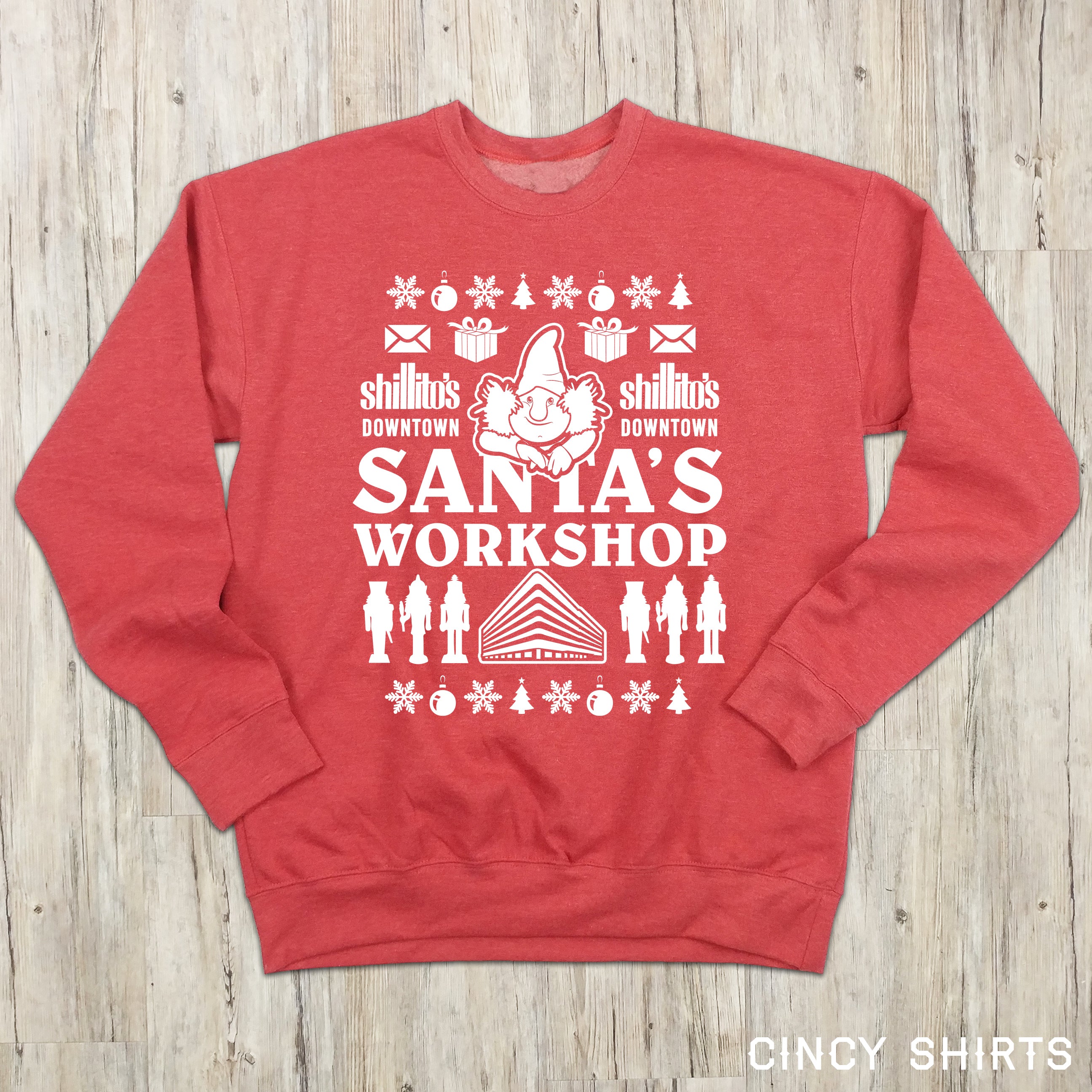Shillito's Christmas Sweatshirt - Cincy Shirts
