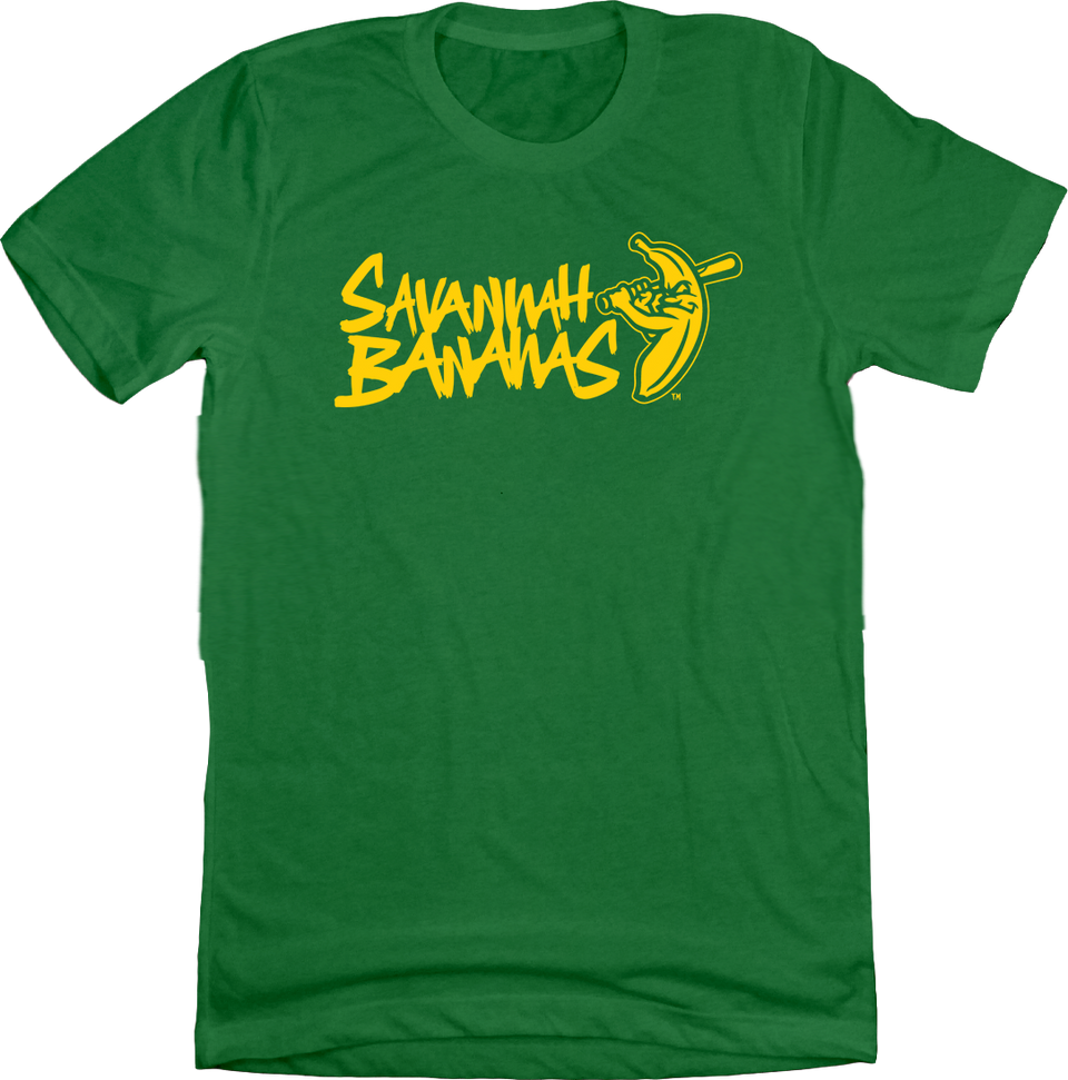Savannah Bananas Graffiti Green T-shirt Cincy Shirts