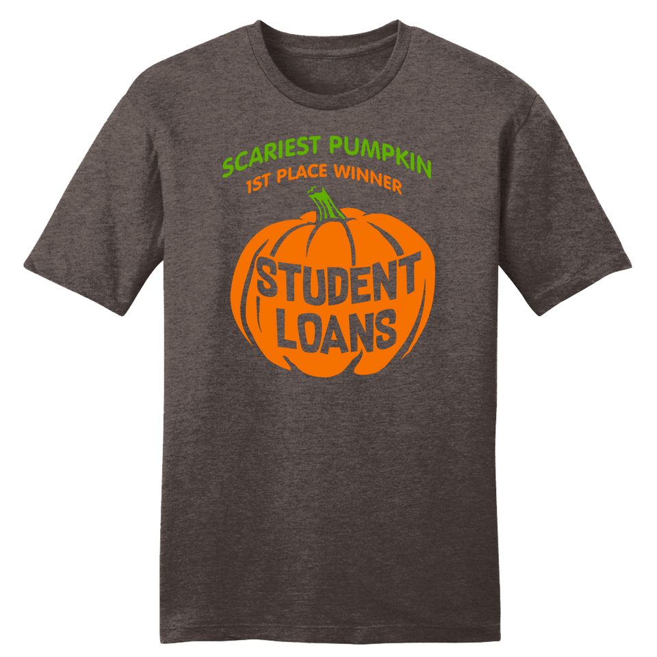 Scariest Pumpkin Student Loans - Cincy Shirts