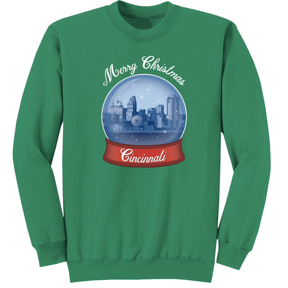 Cincinnati Snow Globe T-shirt - Cincy Shirts