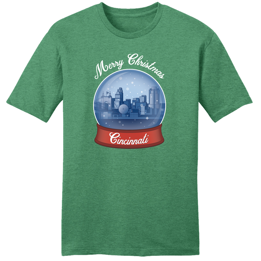 Cincinnati Snow Globe T-shirt - Cincy Shirts