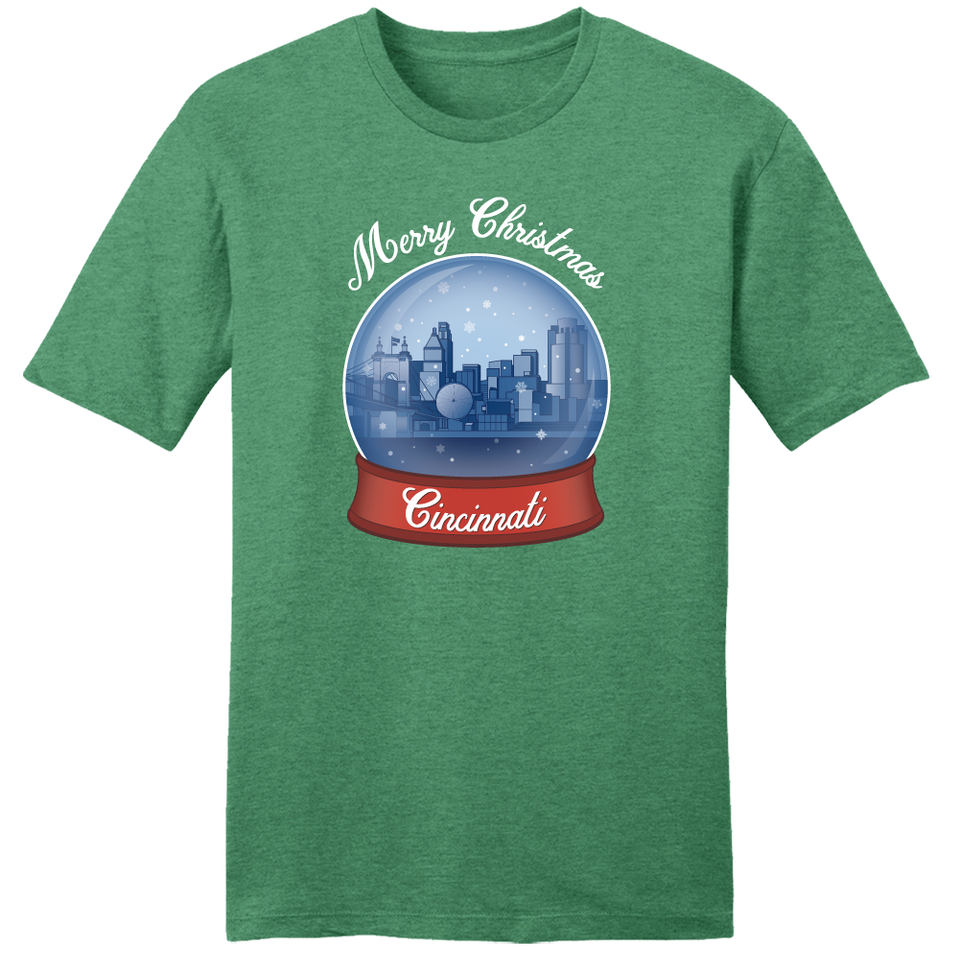 Cincinnati Snow Globe T-shirt - Cincy Shirts