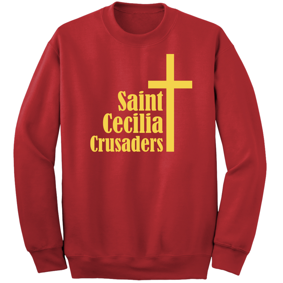 St. Cecilia Crusaders Gold Cross - Cincy Shirts