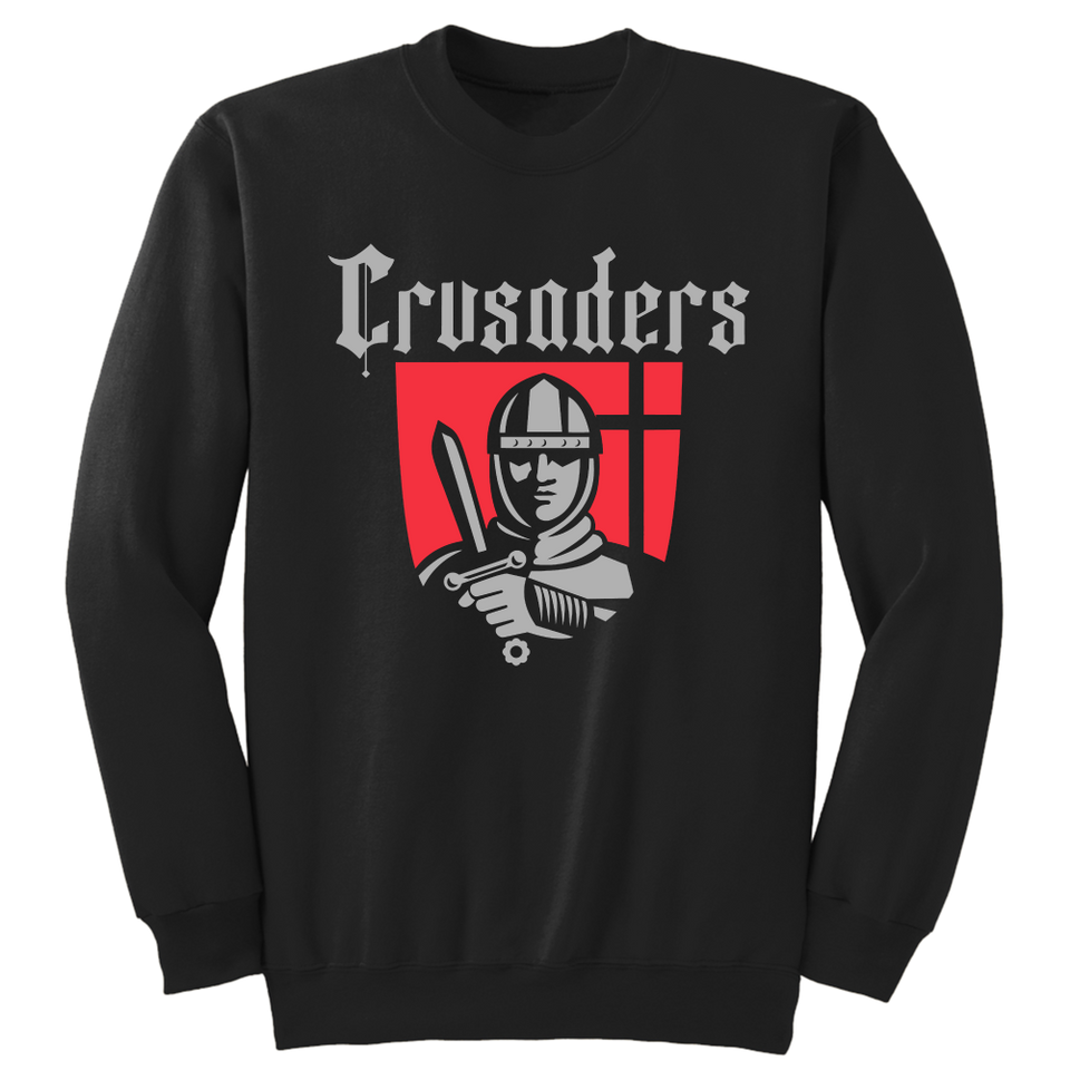 St. Cecilia Crusaders Logo Black - Cincy Shirts