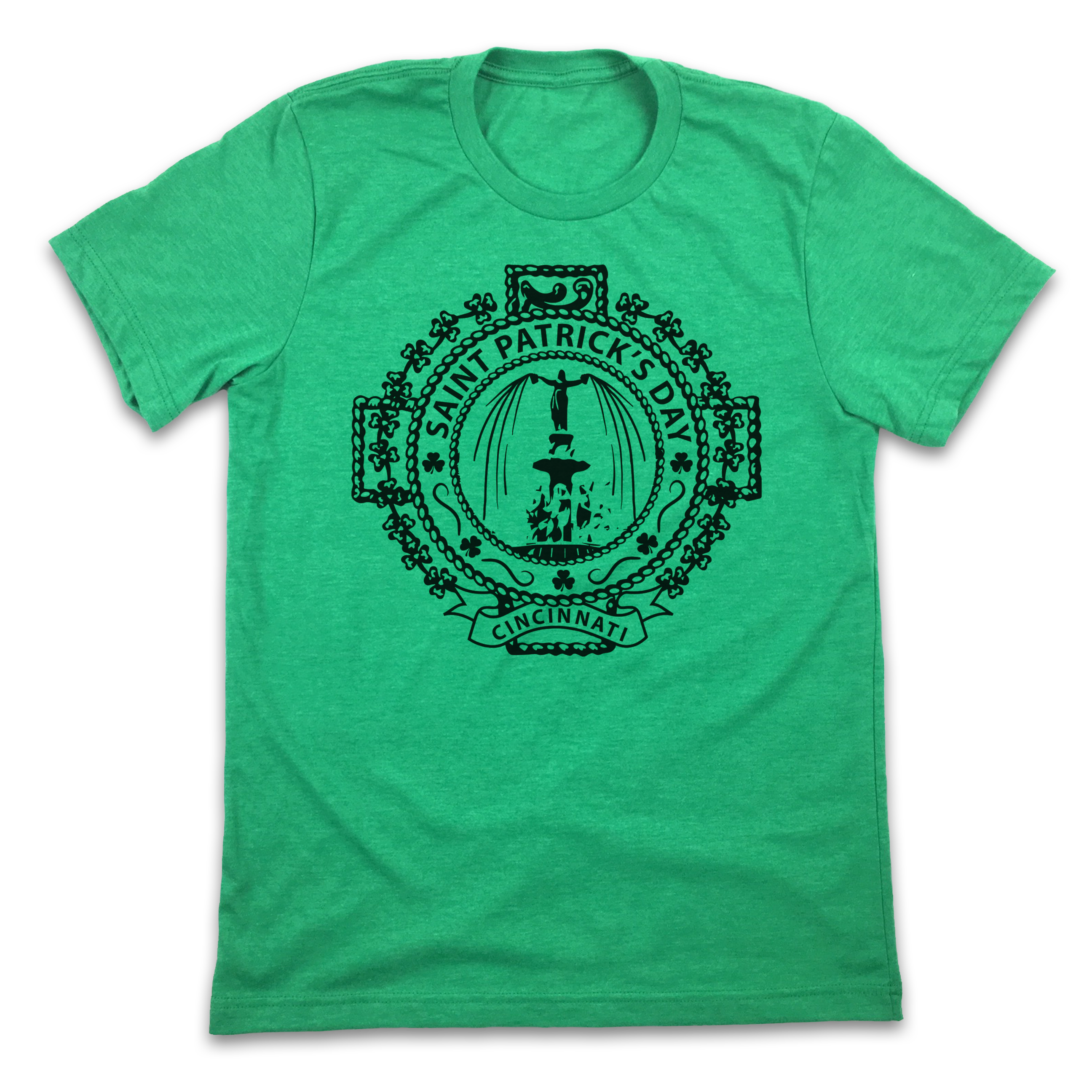 St. Patrick's Day Cincinnati Seal - Cincy Shirts
