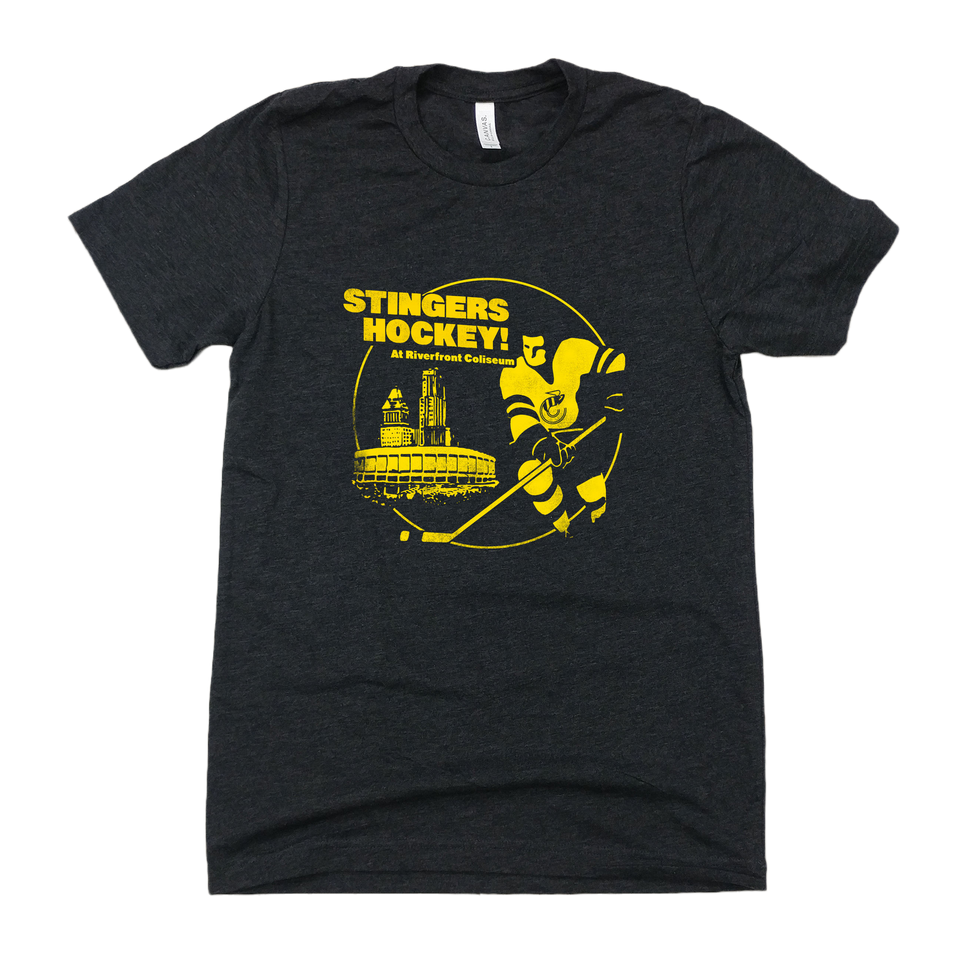 Stingers Hockey Gold Logo - Cincy Shirts