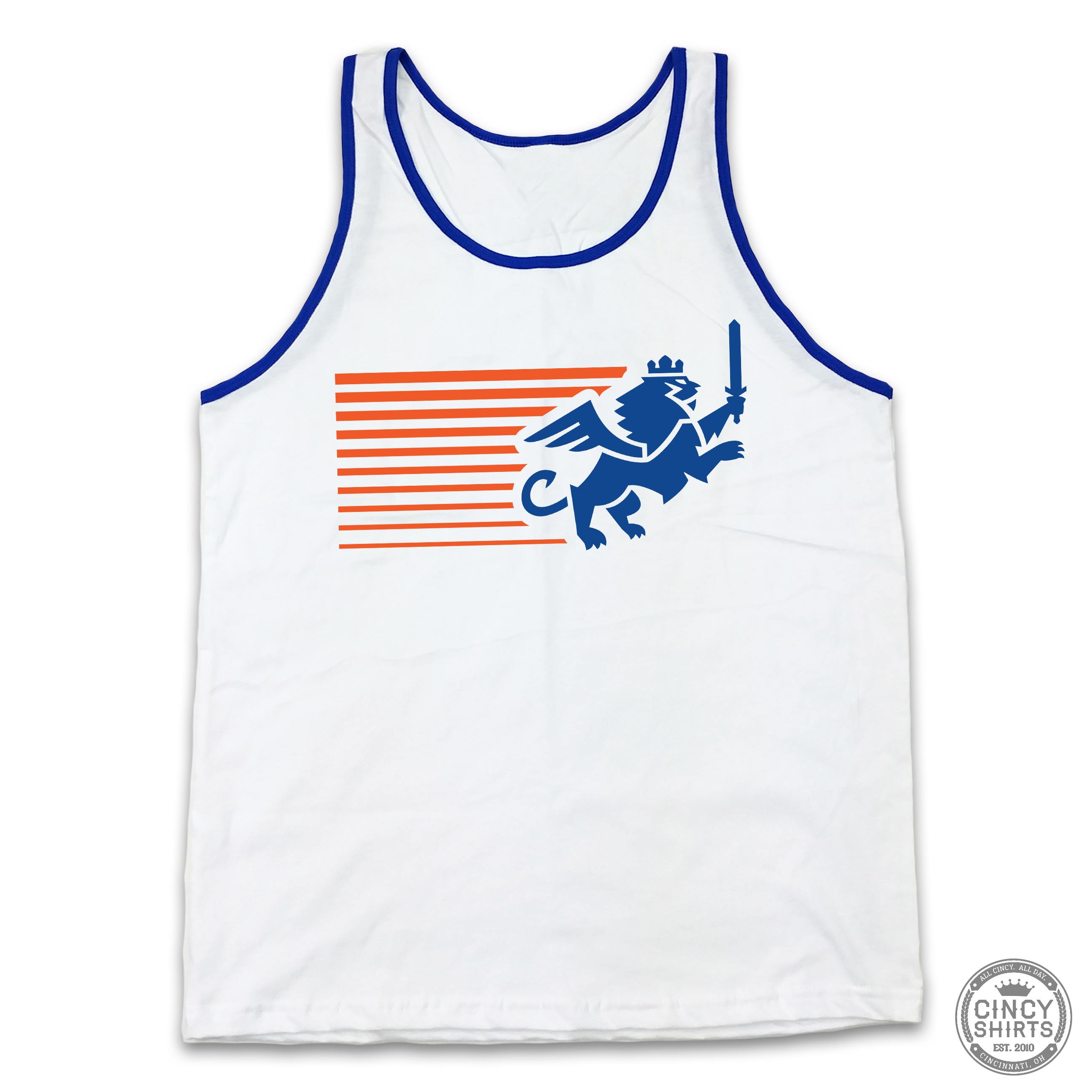 FC Cincinnati Streaking Lion - White Out Edition - Cincy Shirts