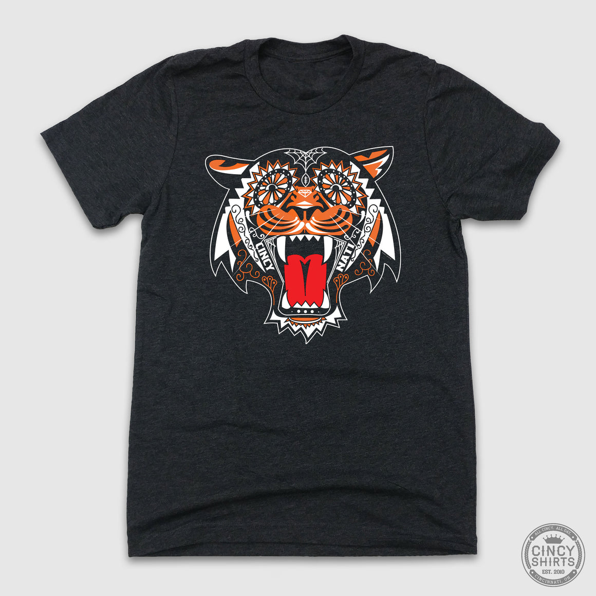 Tiger Sugar Skull - Cincy Shirts
