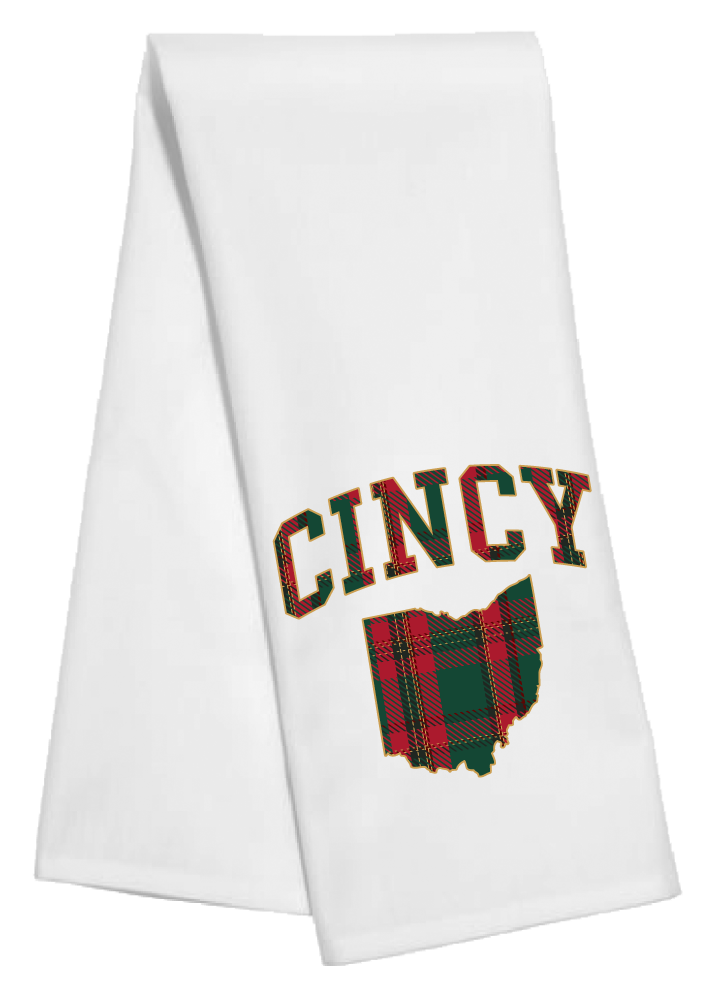 Cincinnati Tea Towel - Cincy Shirts