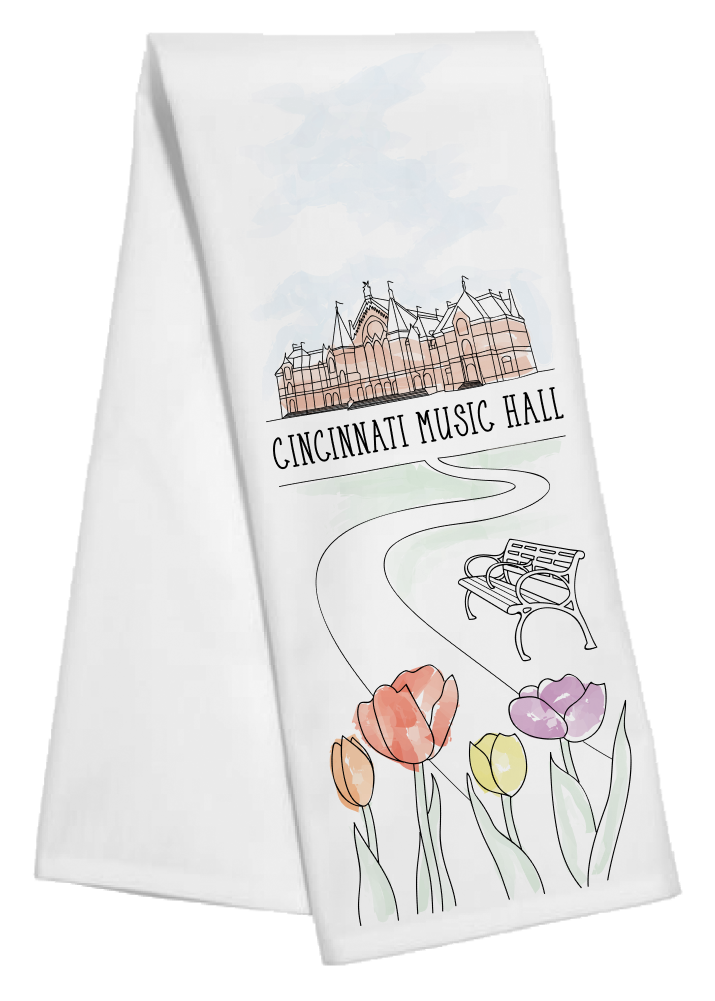 Cincinnati Tea Towel - Cincy Shirts