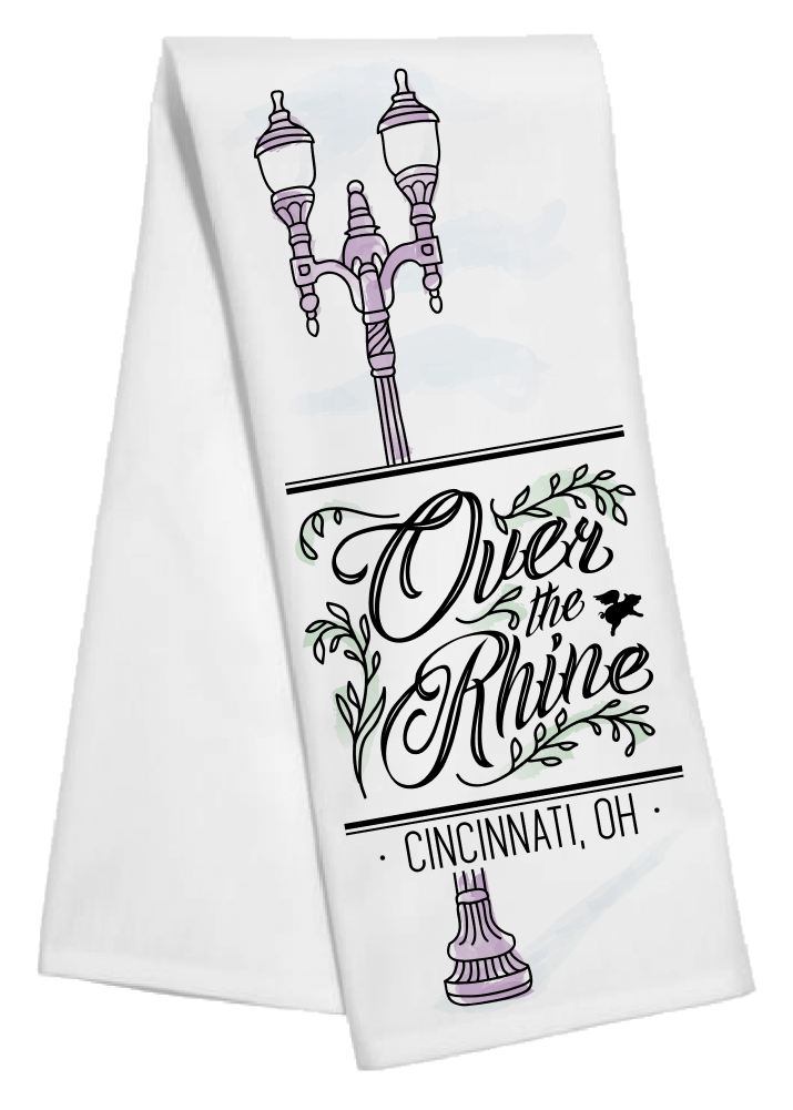 Cincinnati Tea Towel - Cincy Shirts