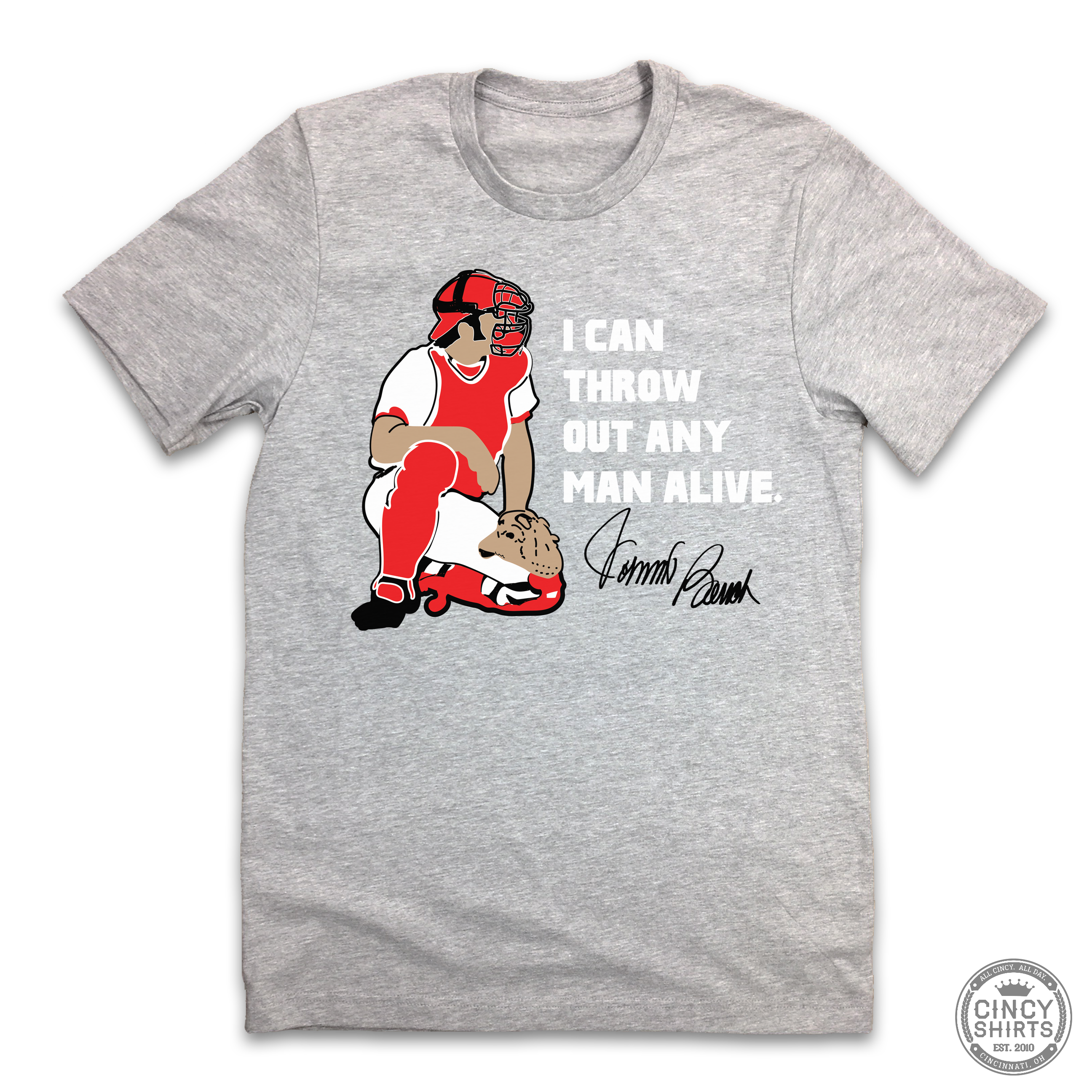 Johnny Bench Shirt Johnny Bench Art Gift for Reds Fan 