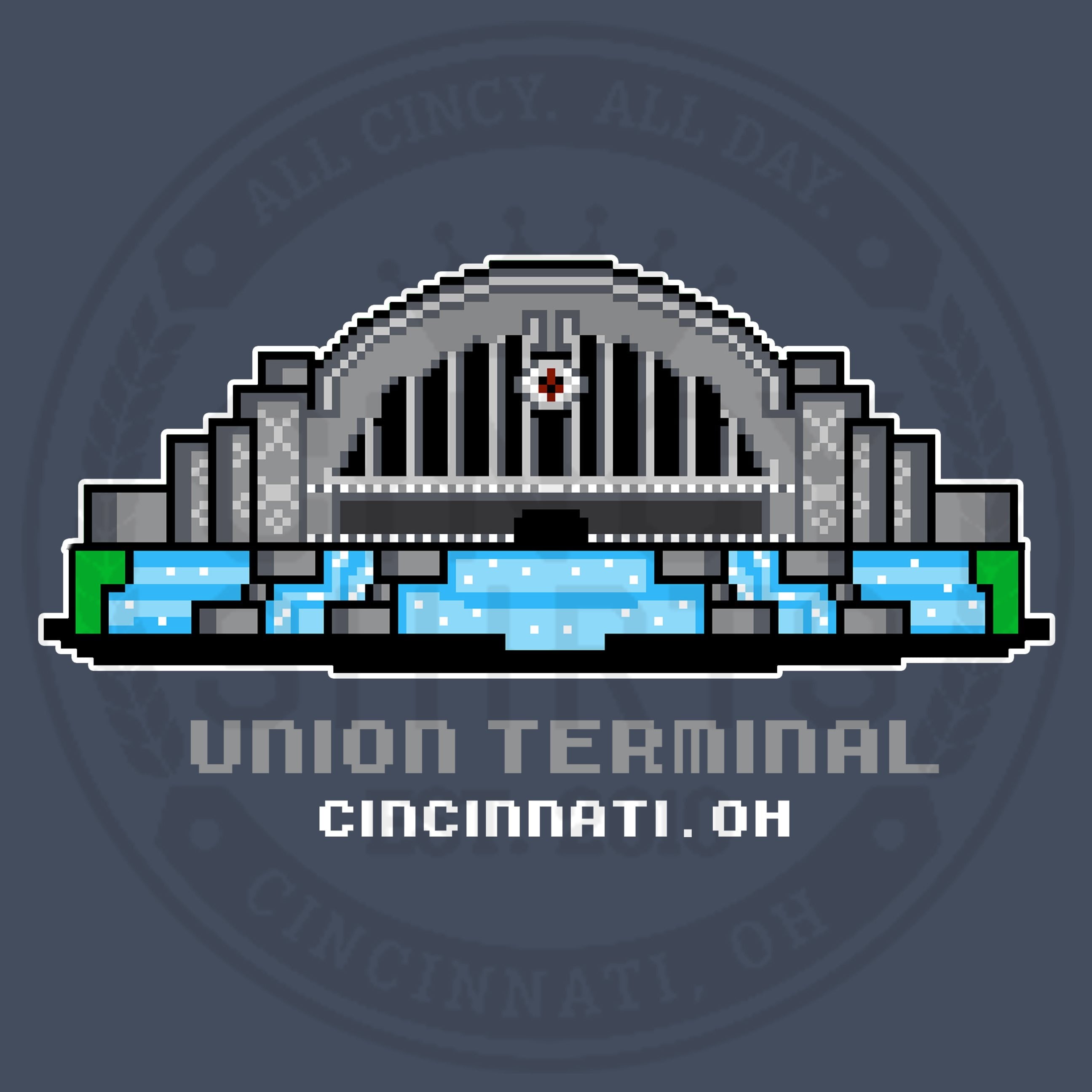 8-Bit Union Terminal - Cincy Shirts