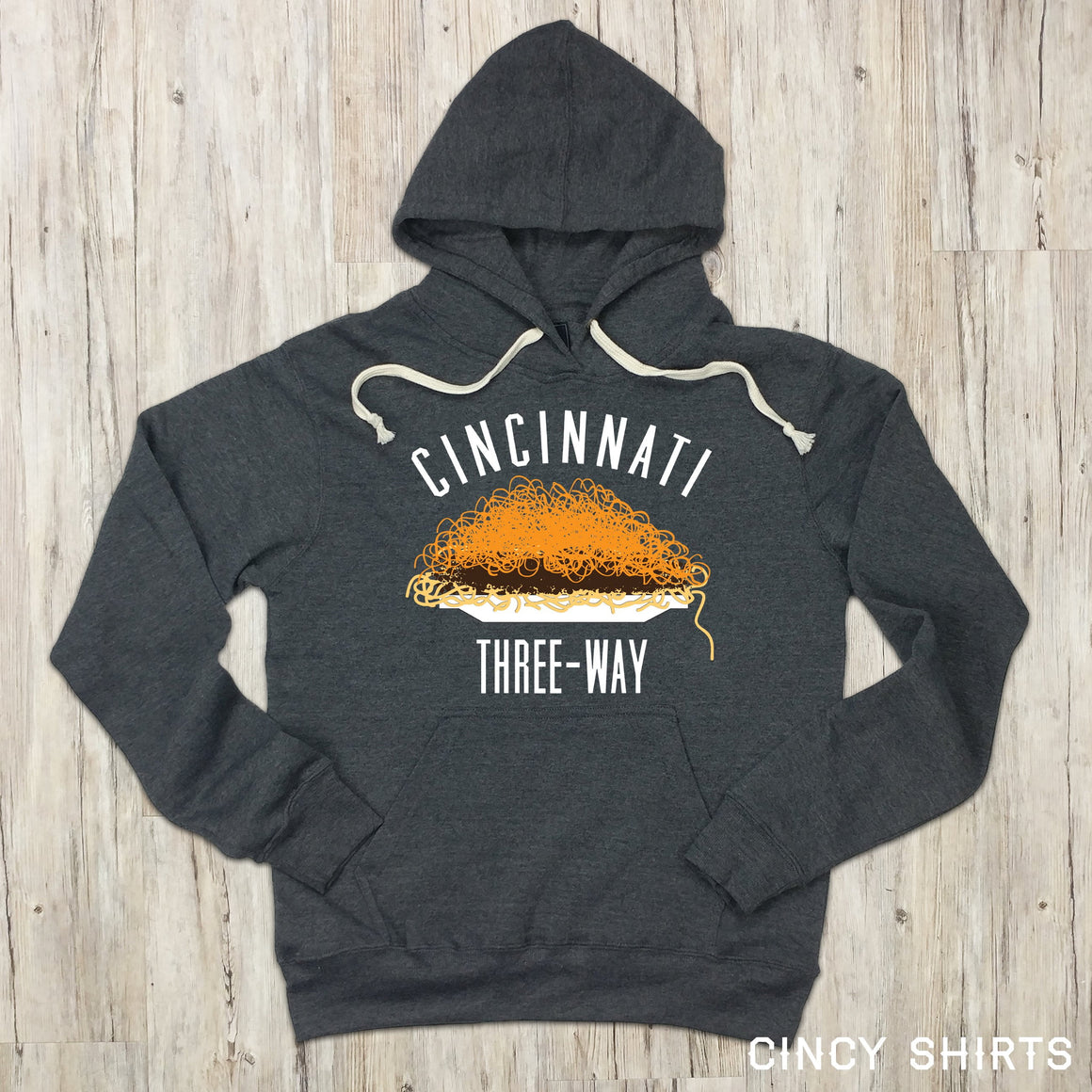 Cincinnati Chili 3-Way Hooded Sweatshirt - Cincy Shirts