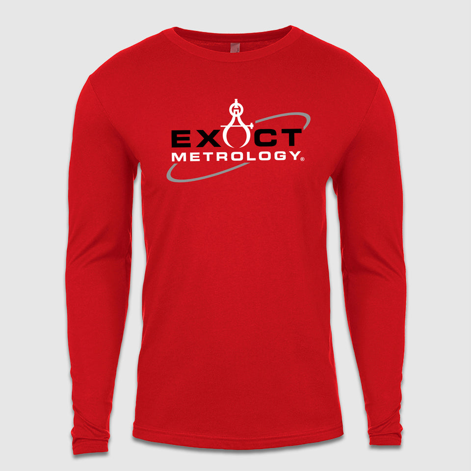 Exact Metrology Full Chest Logo Long Sleeve Tee - Cincy Shirts