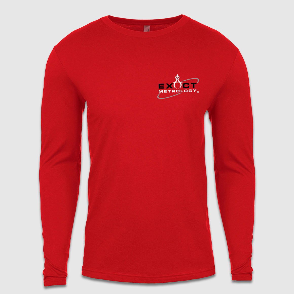 Exact Metrology Small Chest Logo Long Sleeve Tee - Cincy Shirts