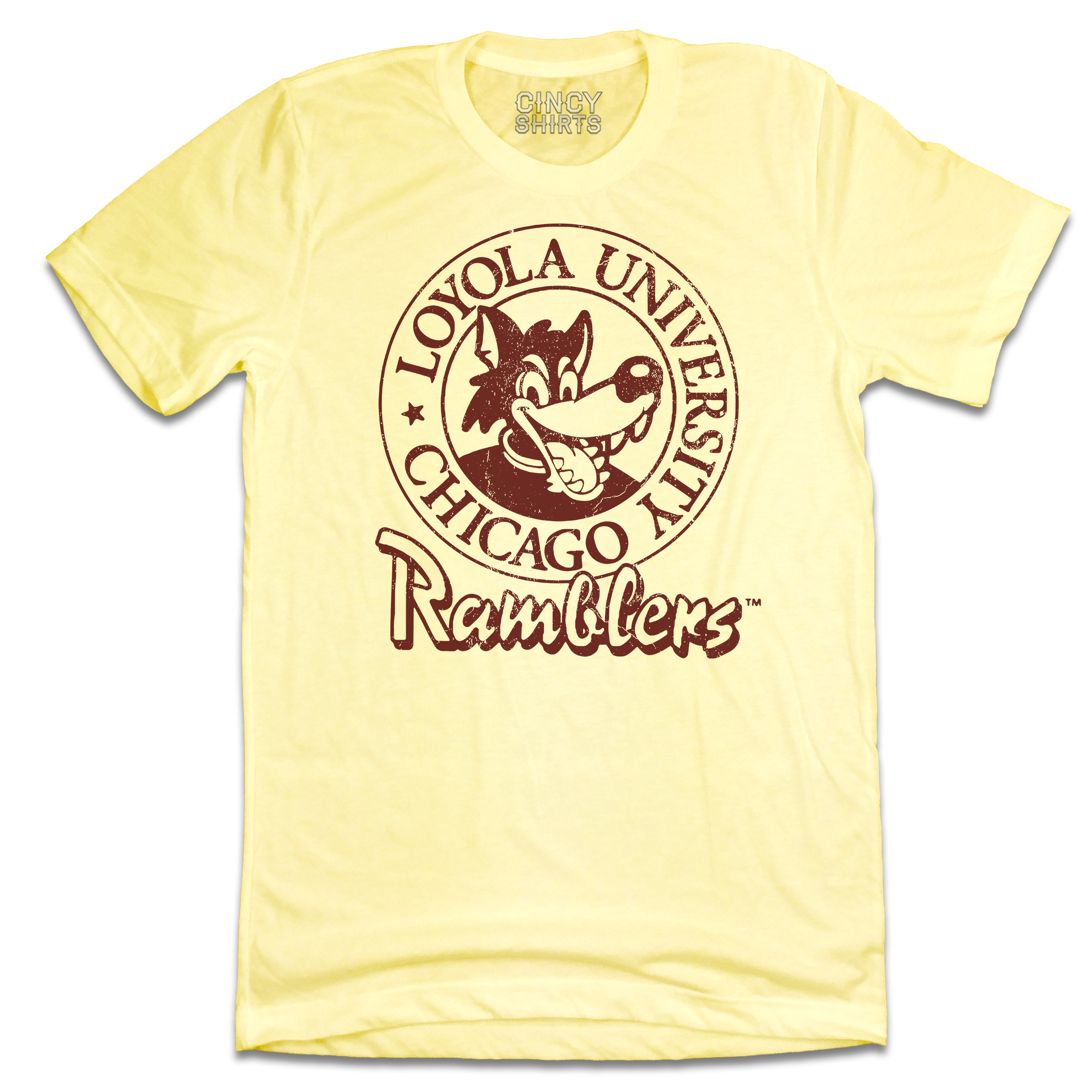 Loyola Ramblers Vintage Logo - Cincy Shirts
