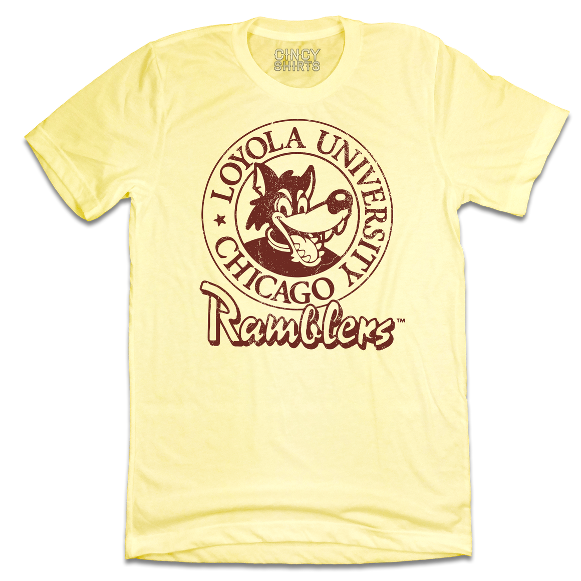 Loyola Ramblers Vintage Logo - Cincy Shirts