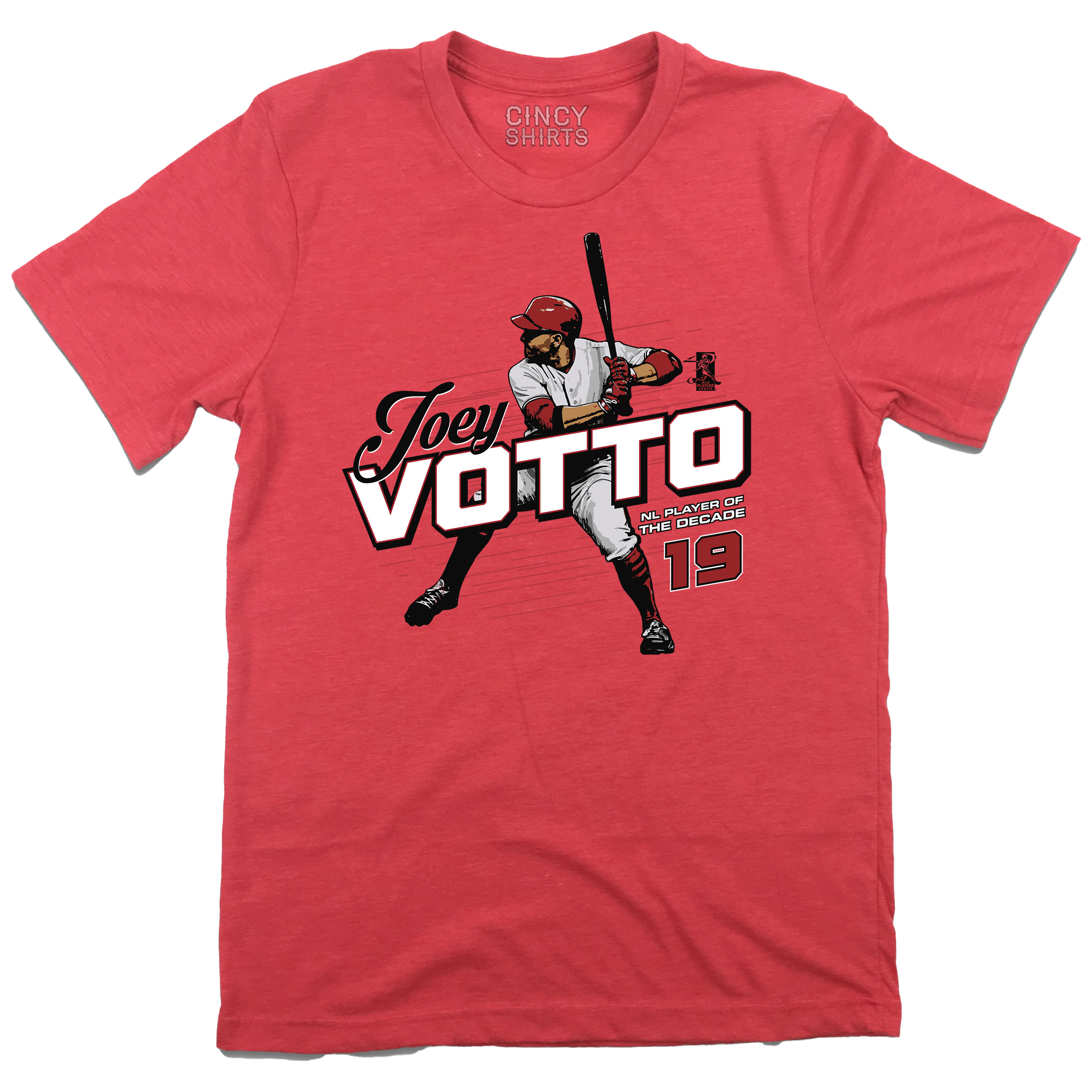 Joey votto Retro Series Tee | Cincinnati mlbpa Apparel | Cincy Shirts Unisex T-Shirt / Black / S