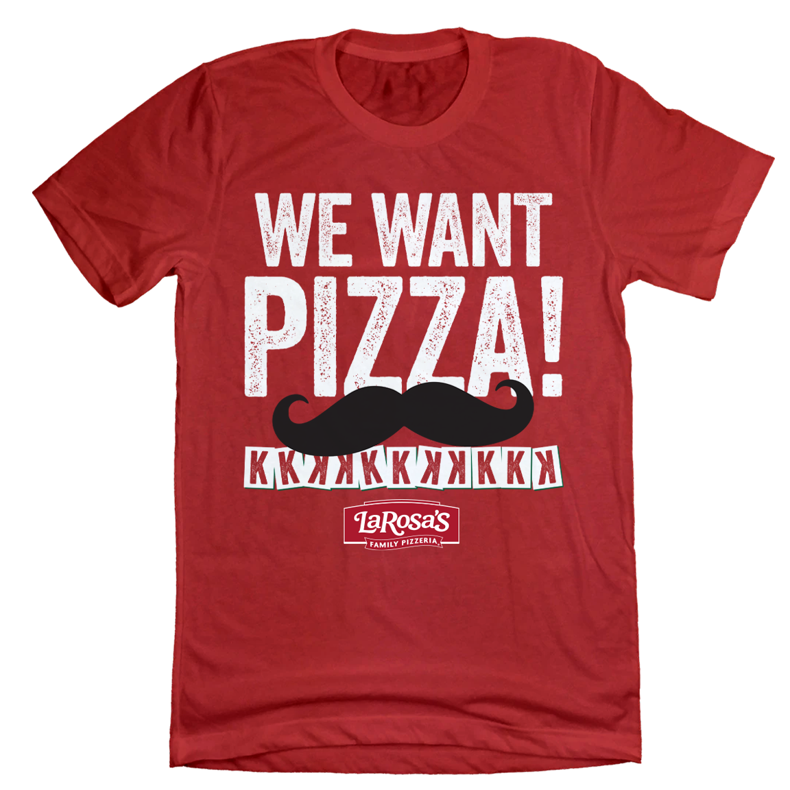 LaRosa's Strikeouts We Want Pizza T-shirt