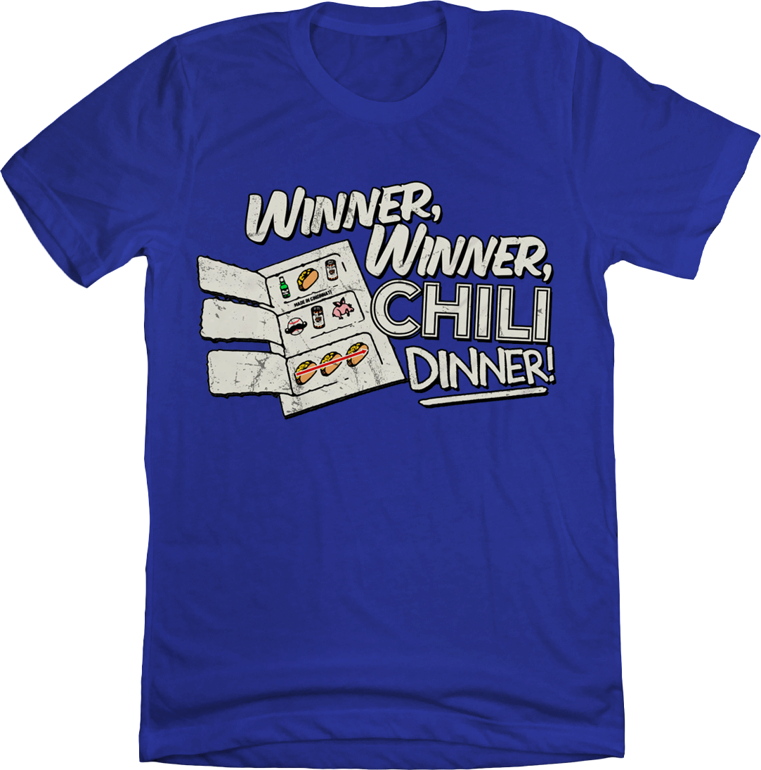 Winner Winner Chili Dinner Royal T-shirt