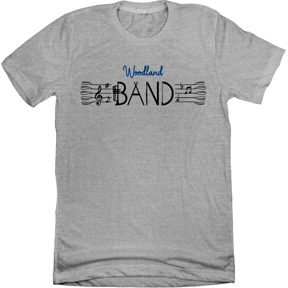 Woodland Band Notes & Instruments - Cincy Shirts