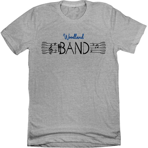 Woodland Band Notes & Instruments Cincy Shirts