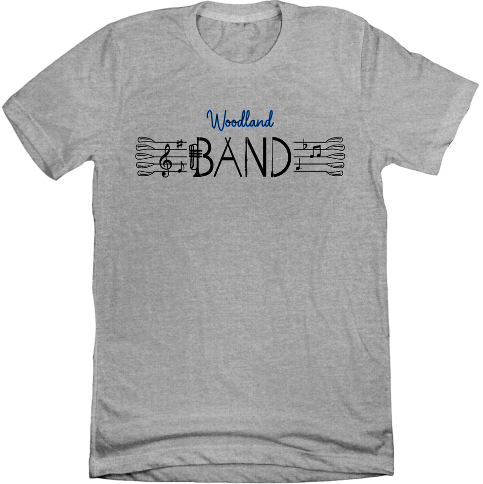 Woodland Band Notes & Instruments - Cincy Shirts