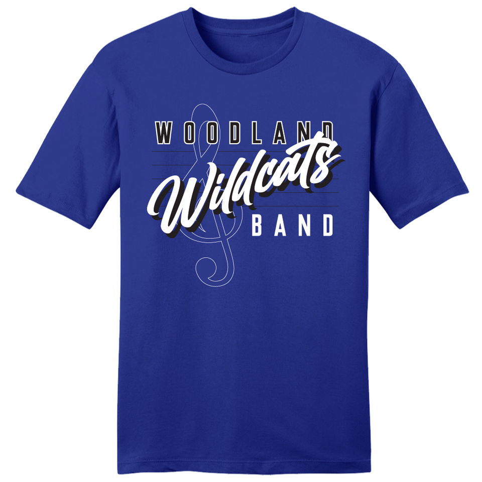 Woodland Middle School Band Clef - Cincy Shirts