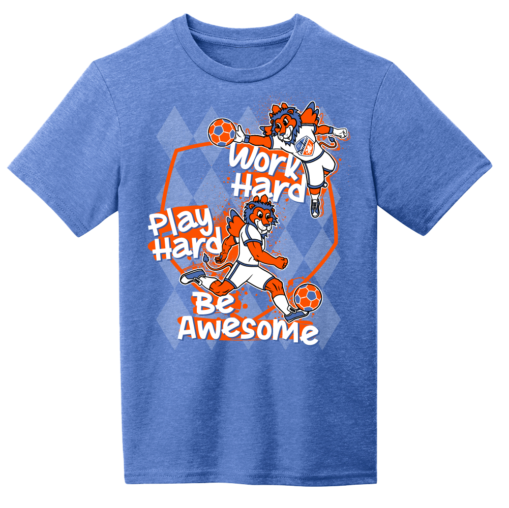 Work Hard Play Hard FC Cincinnati Youth - Cincy Shirts