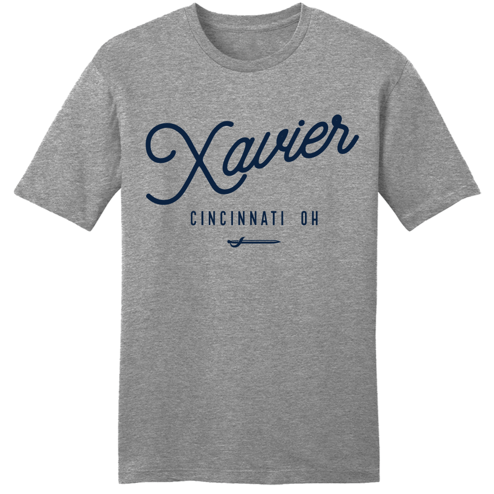 Xavier Script and Sword - Cincy Shirts