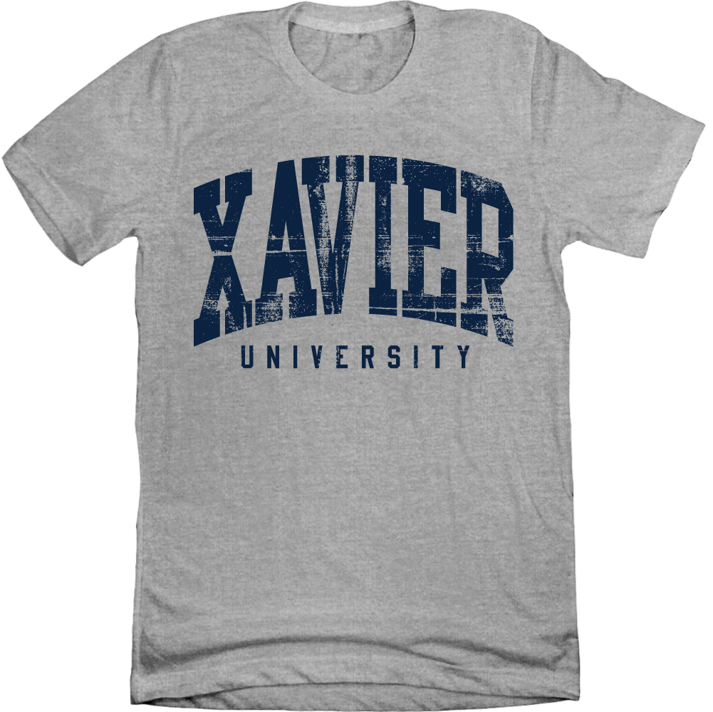 Xavier University Block Distressed - Cincy Shirts