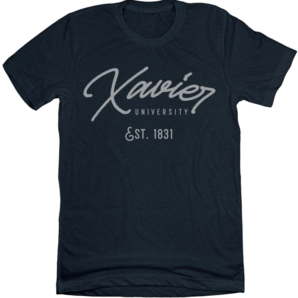 Xavier University Script Logo T-shirt