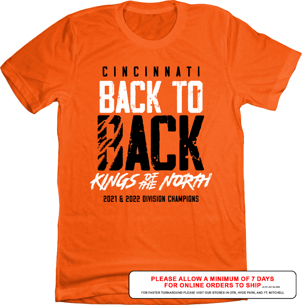Back to Back Kings of the North - Cincy Shirts