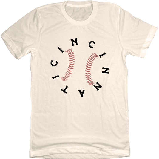 Cincinnati Baseball Circle Design - Cincy Shirts