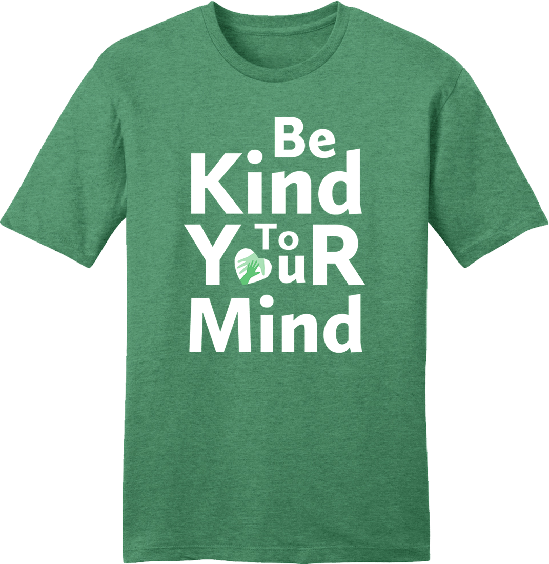 Kids Mental Health T Shirt Green Awareness Shirt Be Kind Tee 