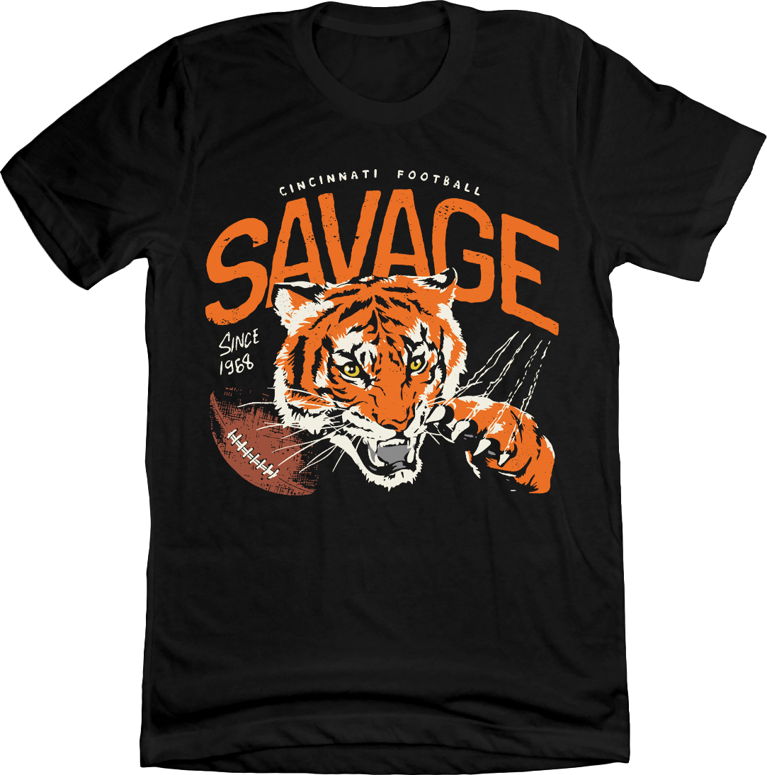 Cincinnati Football Savage Since 1968 T-shirt