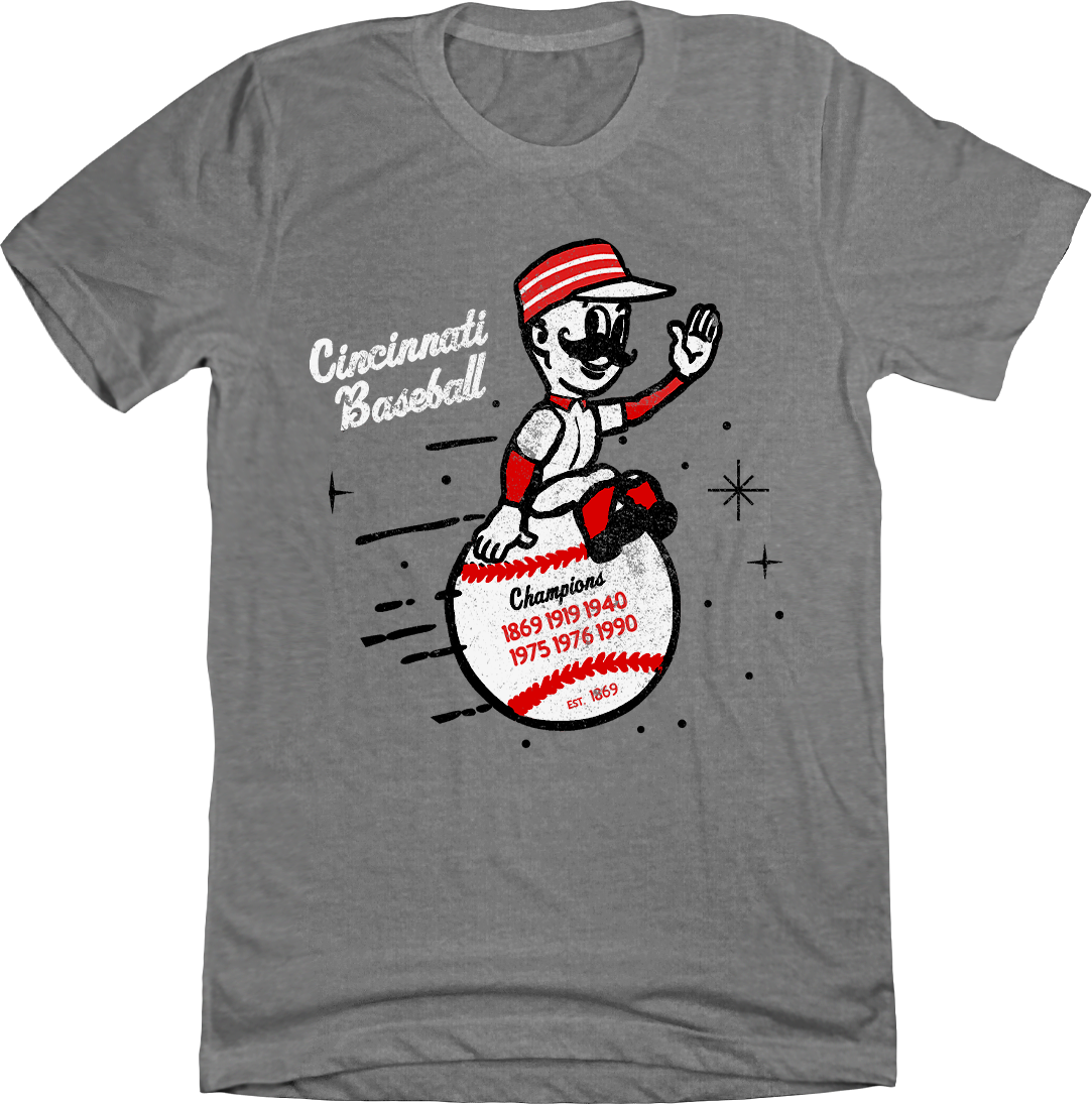Cincinnati Baseball - Vintage Mascot Champions
