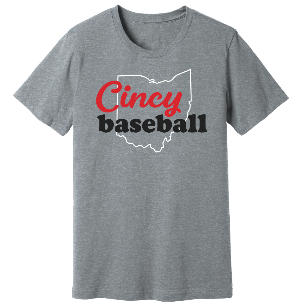 Cincy Baseball Script - Cincy Shirts