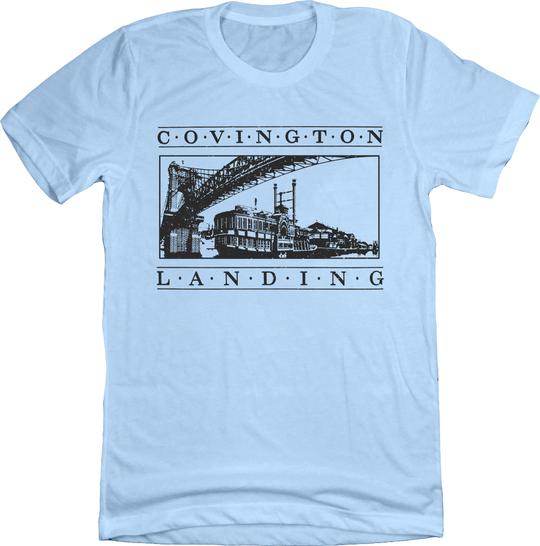 Covington Landing T-shirt blue Cincy Shirts