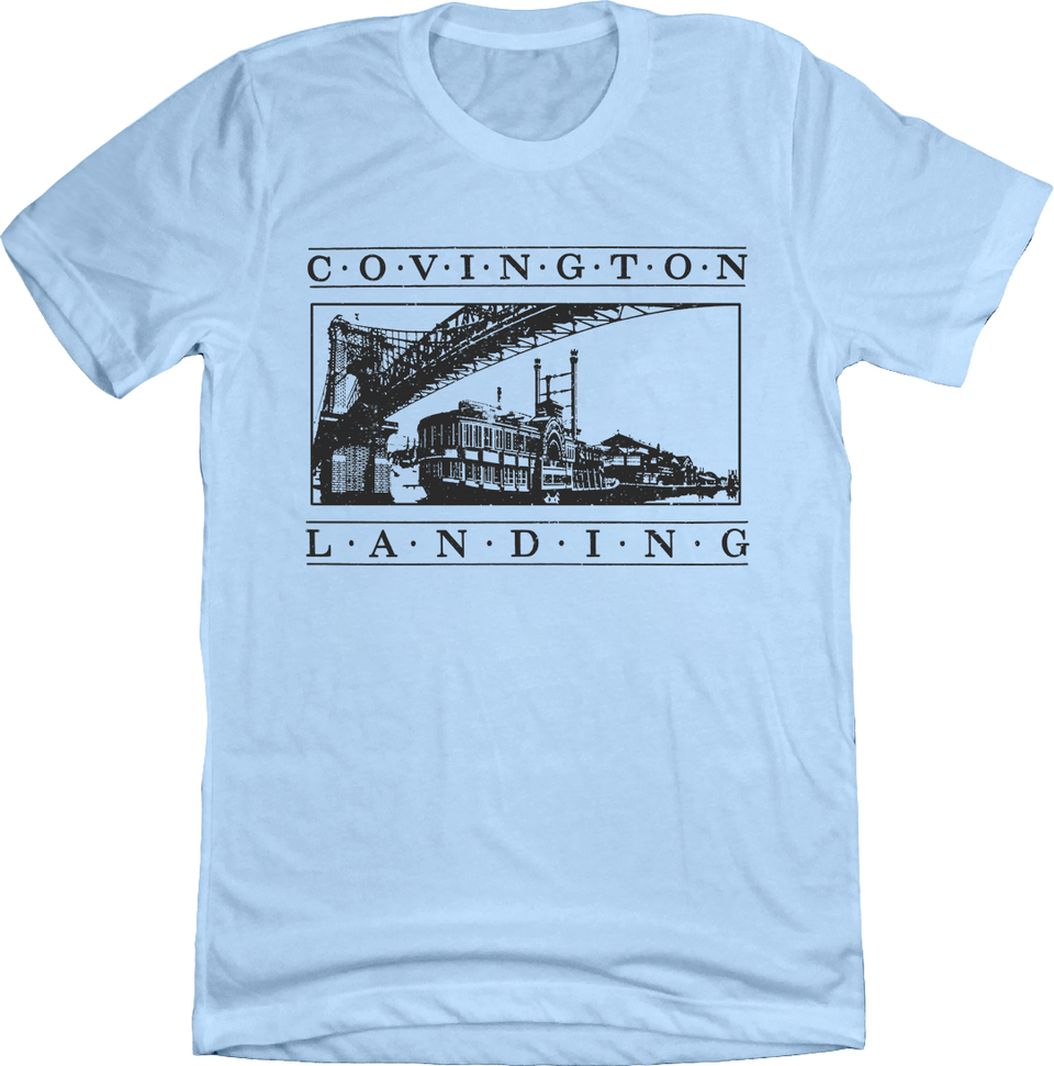 Covington Landing T-shirt blue Cincy Shirts