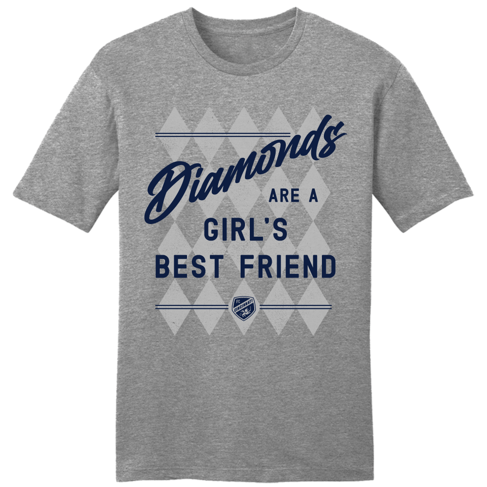 Diamonds Are a Girl's Best Friend - FC Cincinnati - Cincy Shirts