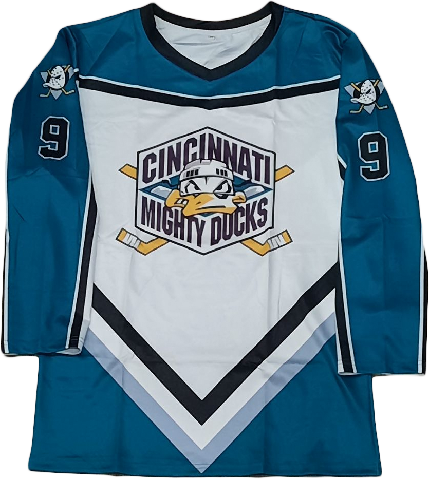 Cincinnati Mighty Ducks Jersey front