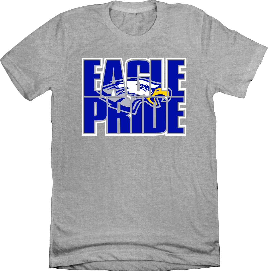 Scott High School Eagles Pride T-shirt Grey