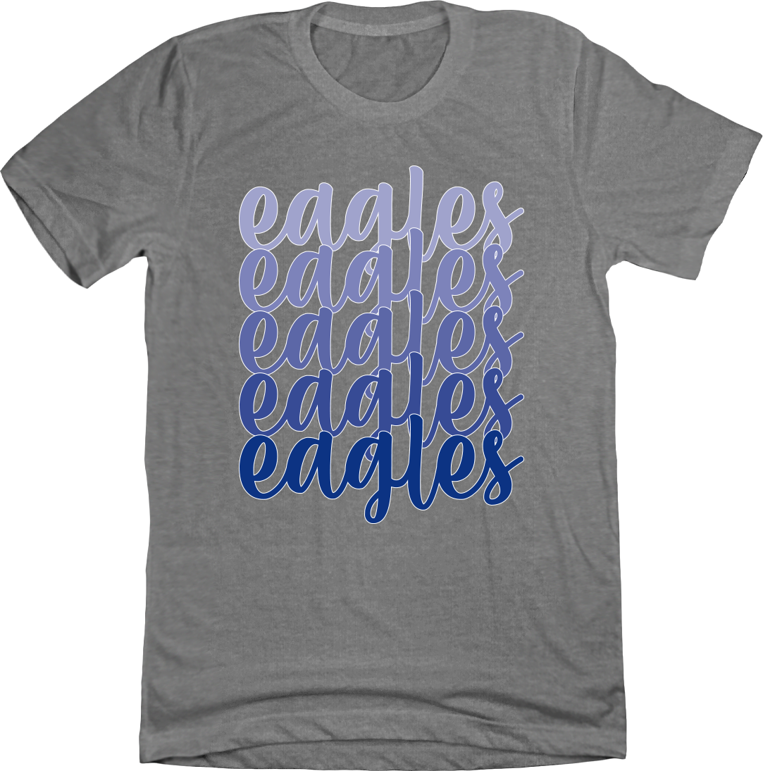 Scott High School Eagles Repeat T-shirt grey Cincy Shirts