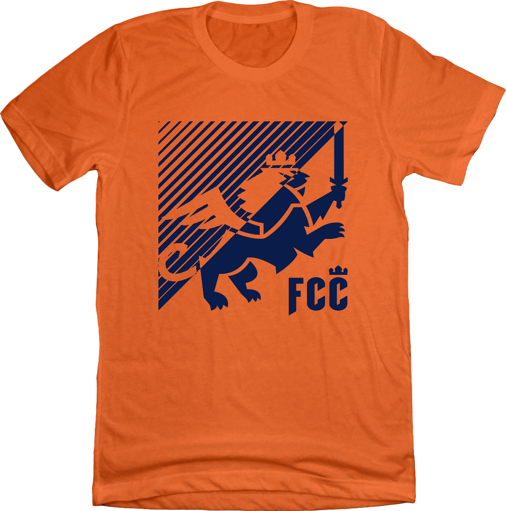 Inverted Diagonal Lines Lion | FC Cincinnati Soccer Apparel | Cincy Shirts