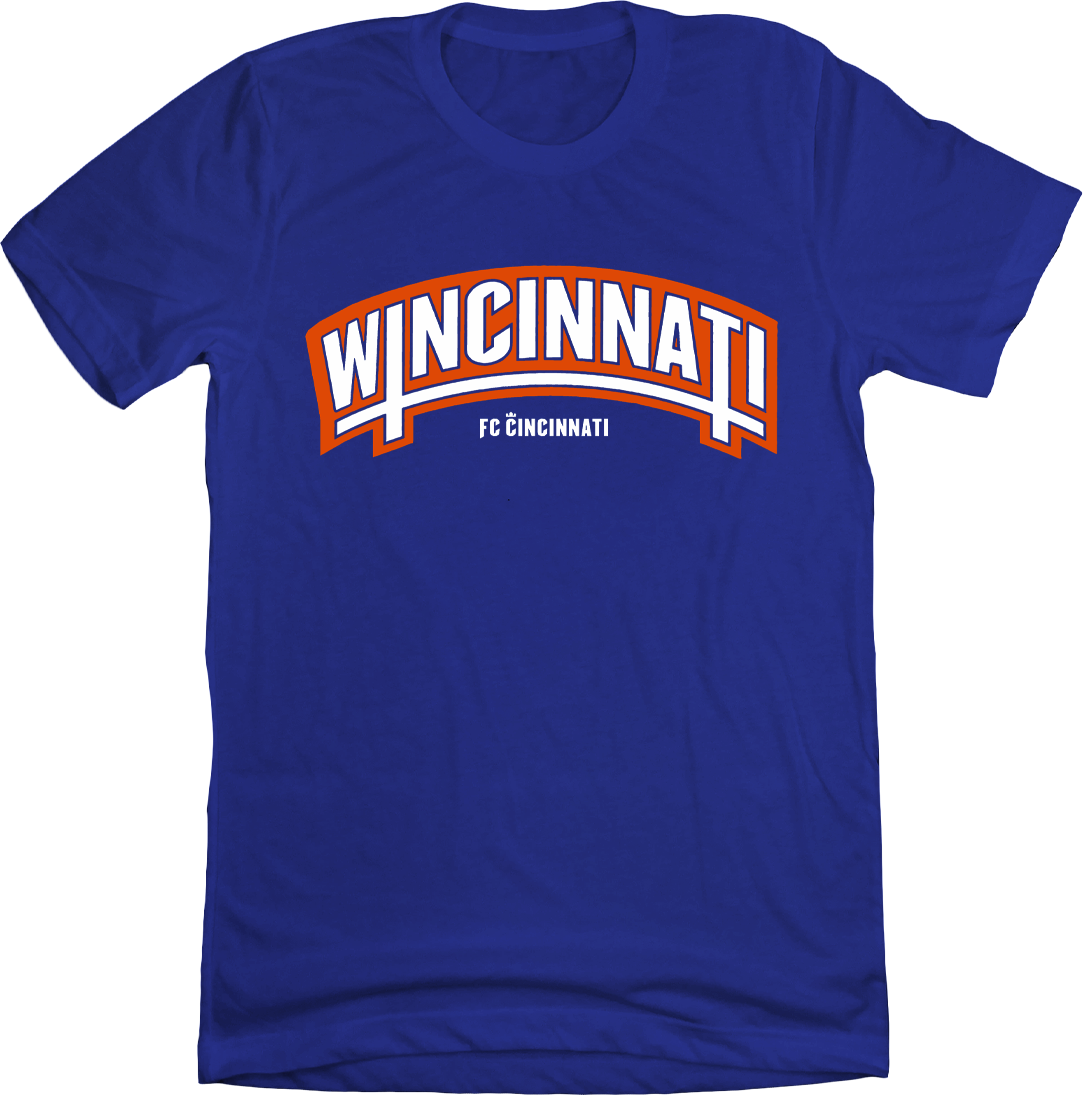 Wincinnati Soccer Cincy Shirts T-shirt Royal Blue