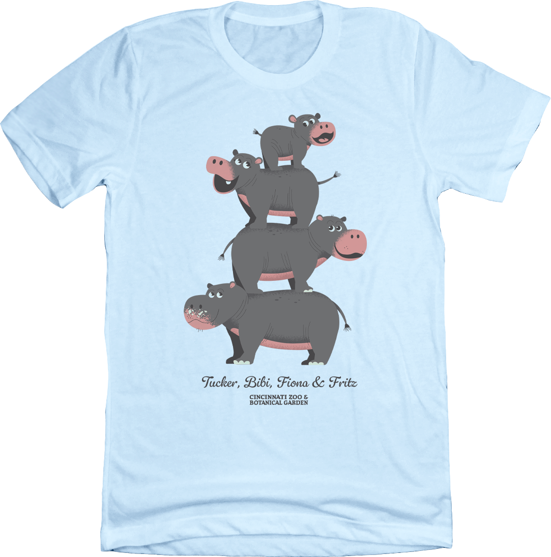 klodset Strengt hvede Hippo Stack Tucker, Bibi, Fiona, and Fritz | Cincy Shirts
