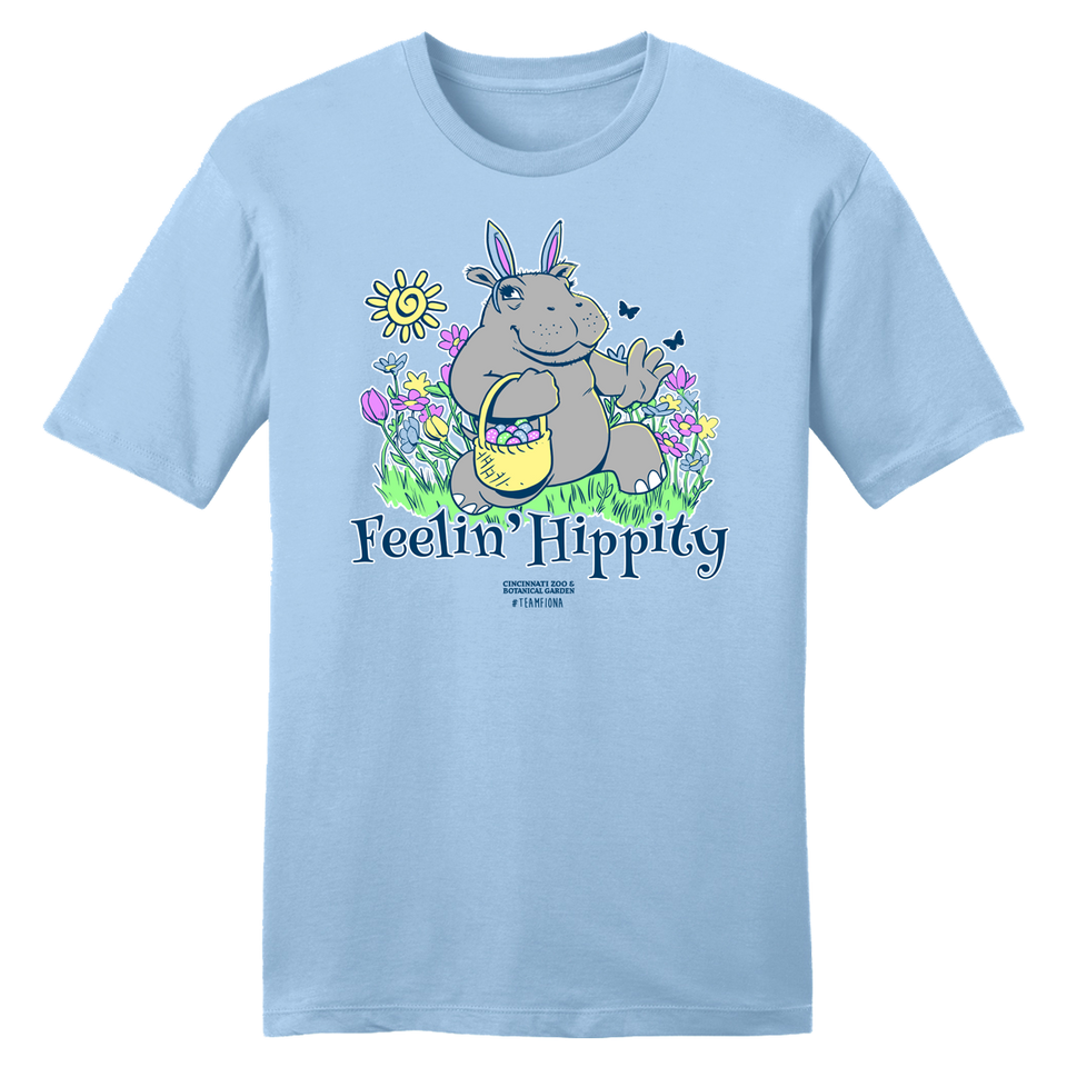 Feeling Hippity - Fiona The Hippo Easter - Cincy Shirts